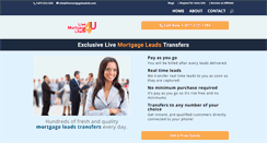 Desktop Screenshot of livemortgageleads4u.com