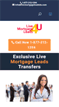 Mobile Screenshot of livemortgageleads4u.com